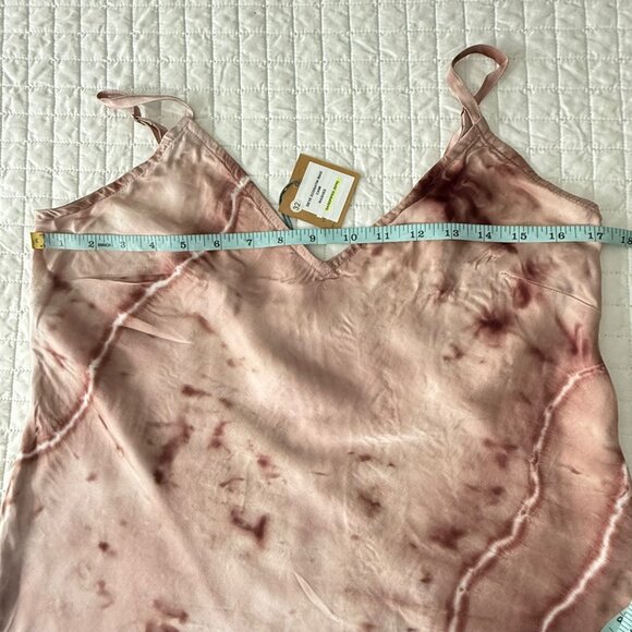 River + Sky Silk Blend Tie Dye Camisole Top Size Spaghetti Straps Lightweight - Picture 5 of 6